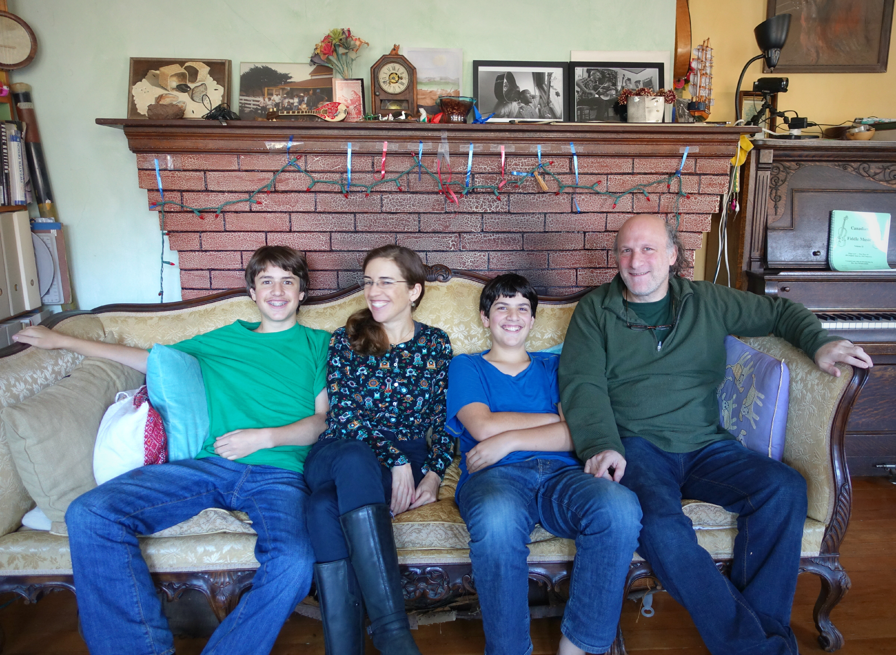 Family Seated Couch